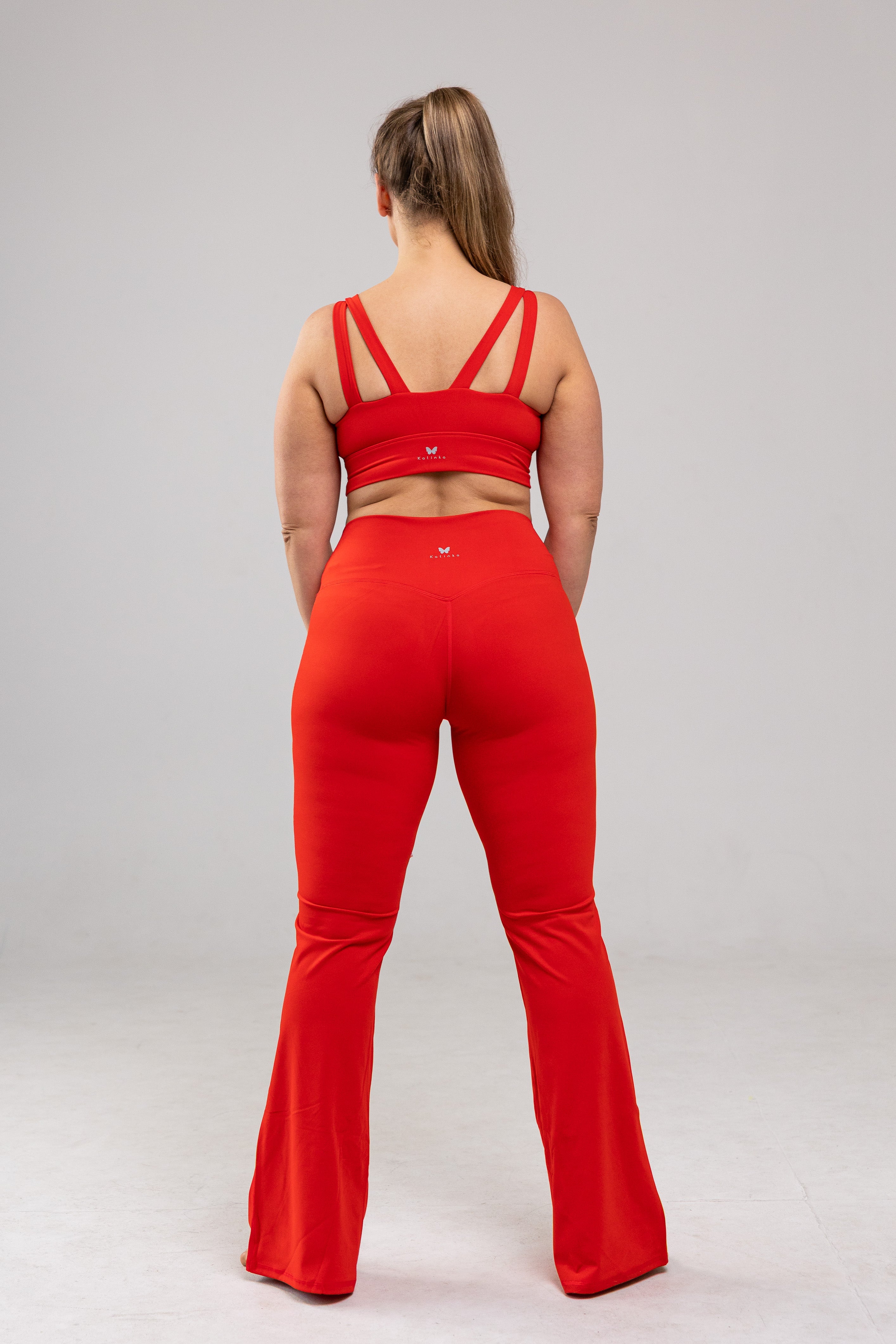 Completo pantaloni yoga svasati Greta Red