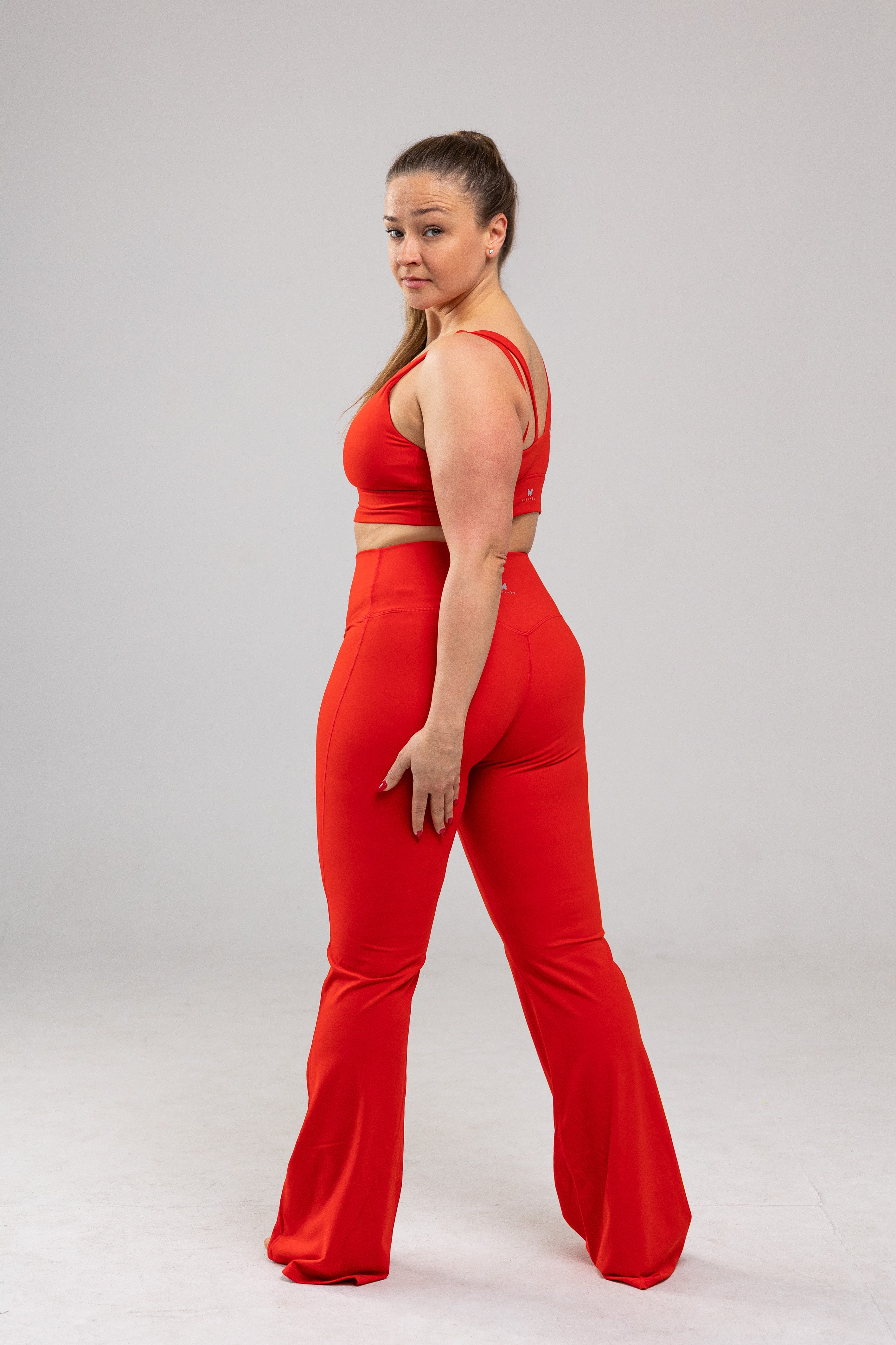 Completo pantaloni yoga svasati Greta Red